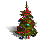 Этапы украшения ели