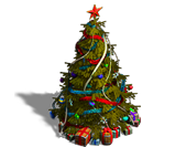 Этапы украшения ели